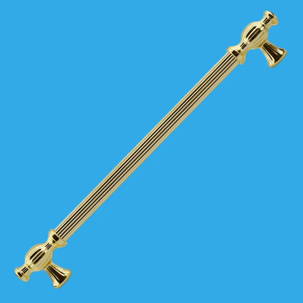 Kesir Mobilya Mutfak Dolabı Çekmece Dolap Kulpu Kulbu Gold Altın (224 MM-22.4 CM) Metal Kulpları - 6
