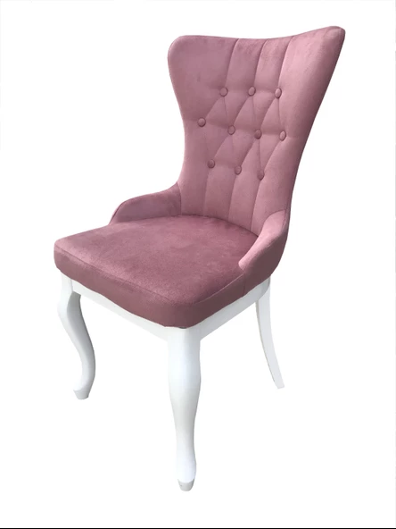 Sandalye 18016 GÖKYÜZÜ Nikelaj Bağlantı destekli Ayak soho kumaş Dökme Sünger - Resim 2