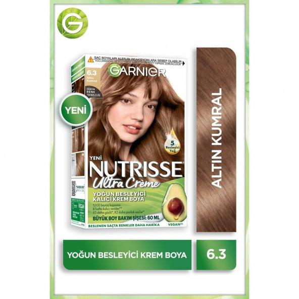 Garnıer Nutrısse Ultra Creme Saç Boyası 6.3 Altın Kumral