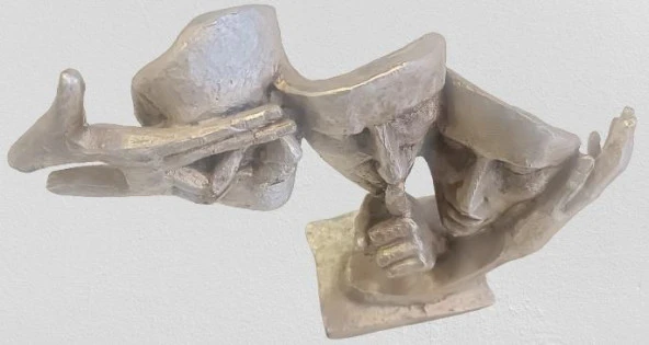 Dekoratif 17895 siyah Model 3Lü Surat gold Görmedim Duymadım Bilmiyorum El yapım - 5