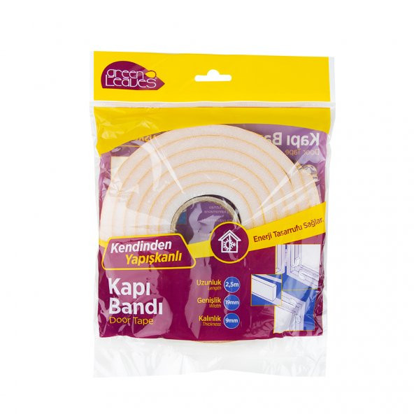 3 Adet Süngerli Kapı Bandı 2,5 mt