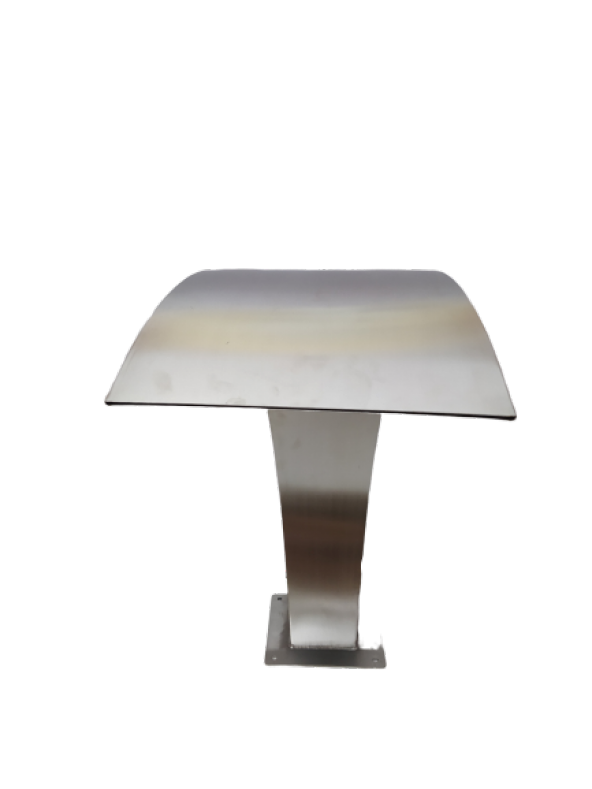 Havuz şelale Kobra Model 400-800 mm 316 kalite 1,2 mm Paslanmaz çelik El Yapım - 5