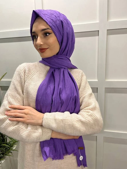 Loryan Scarf Viva Crush Pamuklu Şal 00380  VERY - Resim 2