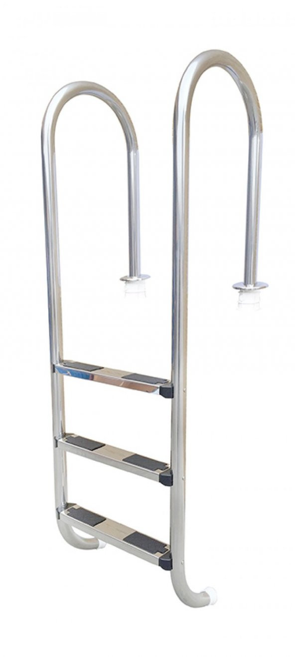 Havuz 17812 Merdiveni 316 Kalite Paslanmaz Çelik CNC kesimli 3 Basamaklı El Yapım - 4