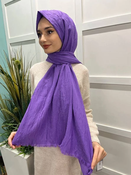 Loryan Scarf Viva Crush Pamuklu Şal 00380  VERY - Resim 3