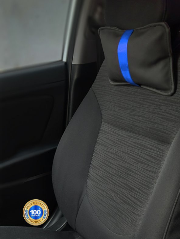 Chrysler Sebring 2007-2016 Oto Koltuk Mavi Şerit Boyun Yastığı 2 Adet
