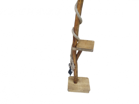 Lambader 17717 Eko ATMACA Tekli Doğal malzeme Kuru Zeytin çam dalından yapım El Yapım