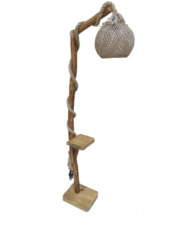 Lambader 17717 Eko ATMACA Tekli Doğal malzeme Kuru Zeytin çam dalından yapım El Yapım - 4