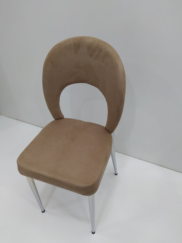 Sandalye ST Ay 17707 Model Metal Nikelaj Ayak 4Ad Ort Babyface kumaş El Yapım - 3
