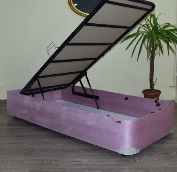 Baza 17502 Tay Tüy Pembe Silinir Kumaş Model Çelik Fırın Boya 90*190 cm El Yapım - 2