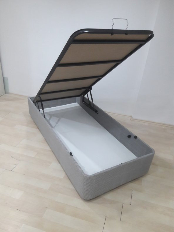 Baza Standart 17484  Kumaş Metal Transmisyon Çelik Fırın Boya 90*190 El Yapım - 2