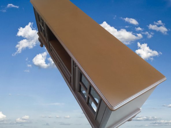 Tv Sehpa ST 17450 Pencere Model Ahşap Kayın Aslan Ayak Parlak Ceviz Renk Elyapım - Resim 6