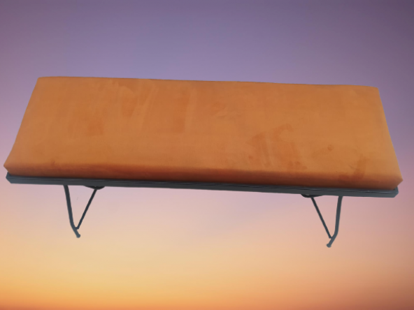 Sandalye STBENC PENYEZ Klasik Metal Siyah fırın Siyah Boya Balkon-Bahçe El yapım - 2