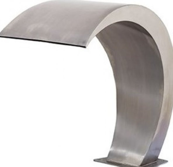 Havuz 17442 şelale Kobra 900-600 mm 316 kalite 1,2 mm Paslanmaz çelik El Yapım - 5