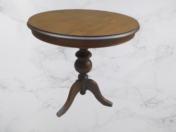 Fiskos 17385 Baba ayak Model Parlak Kayın Arslan ayak MDF tabla Ceviz El Yapım - Resim 2