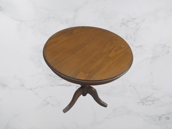 Fiskos 17385 Baba ayak Model Parlak Kayın Arslan ayak MDF tabla Ceviz El Yapım - Resim 6