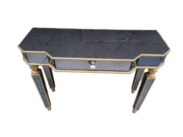 Dresuar 14338 HAYAL Çekm Geniş tabla Gold Cam Ayna Kaplama ayak nakış ayna Elyapı - 6
