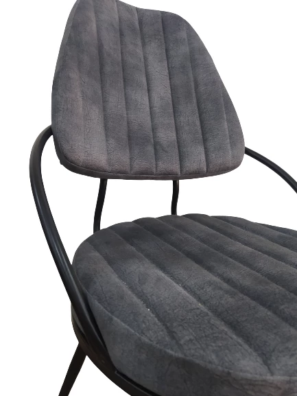 Sandalye 17312 SÜMBÜL Model Metal nikelaj Ortopedik oturum Örgü kumaş El Yapım - 3