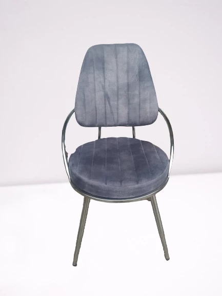 Sandalye 17312 SÜMBÜL Model Metal nikelaj Ortopedik oturum Örgü kumaş El Yapım - 2