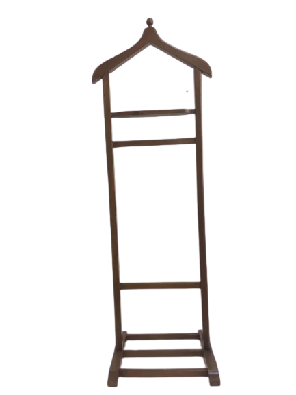 Dilsiz UŞAK 11779 TEK TEPE Model Parlak CEVİZ Lake Askılık Ahşap Kayın El Yapım - 3