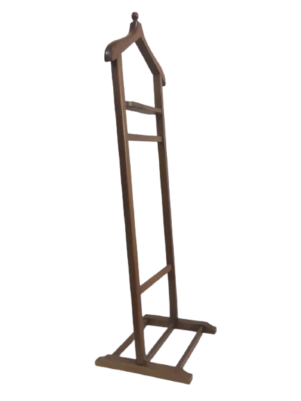 Dilsiz UŞAK 11779 TEK TEPE Model Parlak CEVİZ Lake Askılık Ahşap Kayın El Yapım