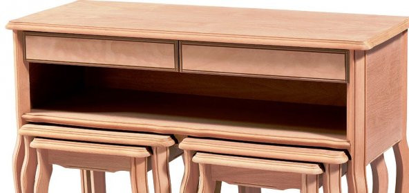 Dresuar-Zigon 16794 ILGZ Model ASLAN Tk Kayın ayak Yüksek Çek HAM kaplama Elyapı