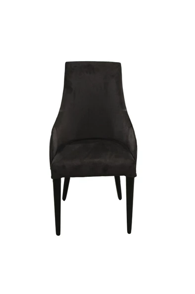 Sandalye 12595 Mizan Kayın RETRO Ayak Antrasit Natüre Papel Kapiton Babyfac Kumaş - Resim 3