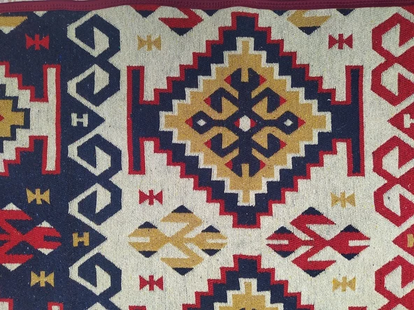 Kilim Antik 14582 Otantik Desen motif Model 80'*125cm 1 m² Natüre boya El yapım - 2