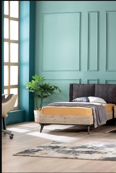 Karyola Urlu 14530 RODİ SOHO İnovatik Model Kayın torna Yüksek Ayak Kalite Suntalam