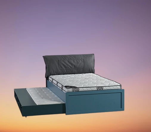 Karyola-Yavrulu Karyola 14500 URLU MİX SARI İnovasyon Model Raf Detay MAVİ - GRİ Kombin - 3