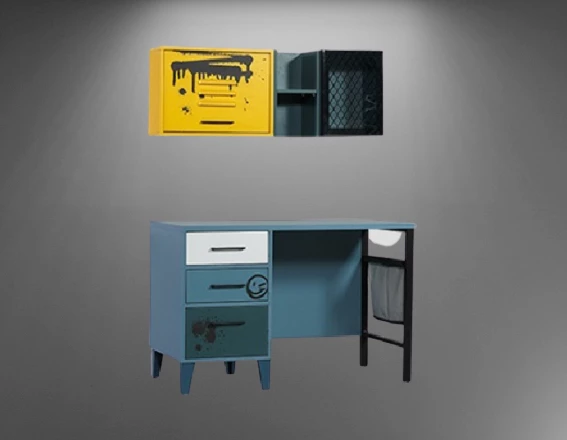 Çalışma masa 14498 Urlu MİX SARI İnovasyon Model 1Kalite Suntalem Demont ürün El Yapım - 4