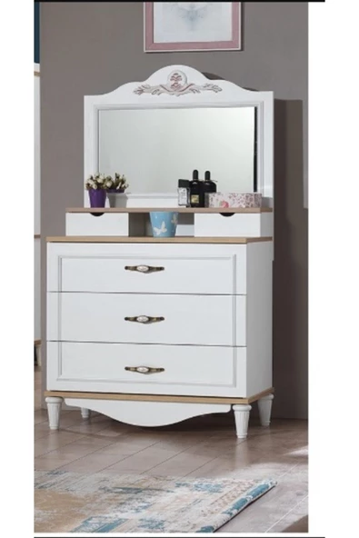 Şifonyer 14420 Urlu COUNTRY İnovasyon Model Beyaz Hard suntalem Kalite Yüksek ayak - 2