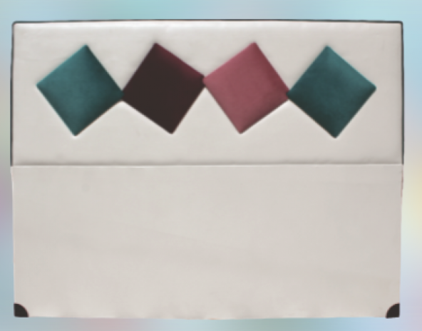 Başlık ALC ELİT Baby Face Kumaş Modern Kapitone KREM YEŞİL Renk 90 cm El Yapım - Resim 2