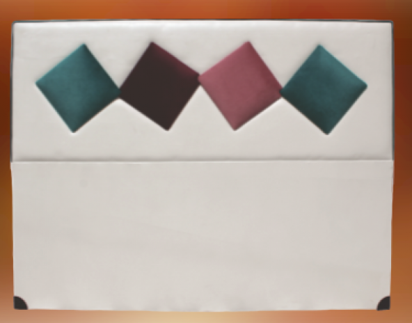 Başlık ALC ELİT Baby Face Kumaş Modern Kapitone KREM YEŞİL Renk 90 cm El Yapım - Resim 3