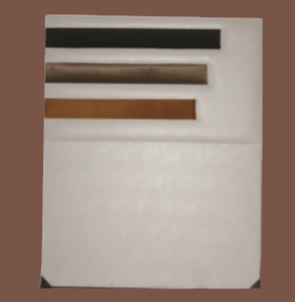 Başlık ALC Paris Model 90cm Baby Face Kumaş Kapitone Beyaz Kahvereng Renk Elyapım - Resim 5