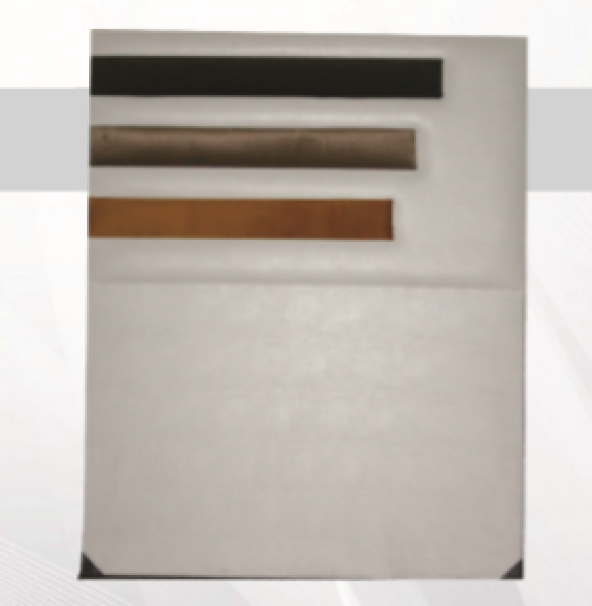 Başlık ALC Paris Baby Face Kumaş Modern Kapitone Beyaz Kahverengi150cm El Yapım - Resim 5