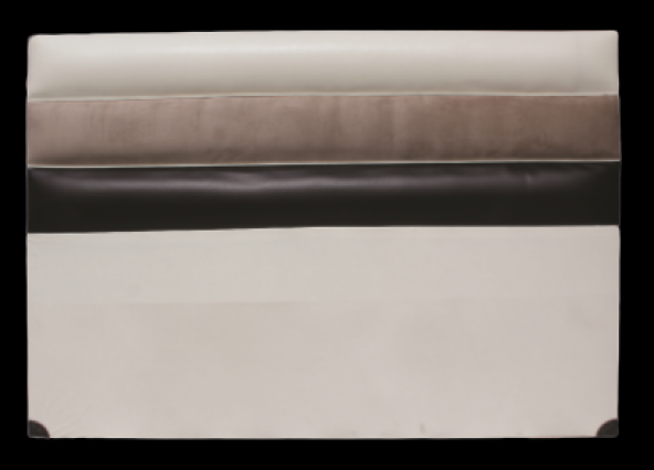 Başlık ALC PARİS SUNİ DERİ Kumaş Modern Kapiton KREM KAHVERENK Renk 90cm El Yapım - Resim 3