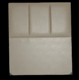 Başlık 14305 Alc Sedef 90 lık Suni Deri Krem Dilimli Tek Kişilik Başlık - 4