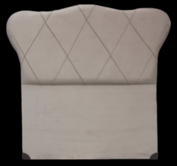 Başlık ALC GONDOL Model 90 Cm Kapitone Baby Face KREM RENK Kumaş Döşeme El Yapım - Resim 3