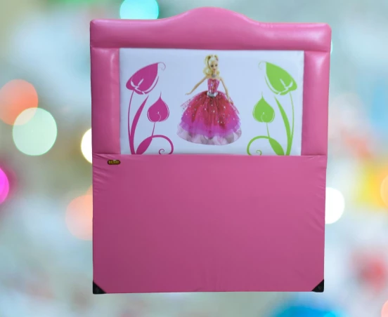 Başlık 14242 Tek Kişilik 90 lık Suni Deri Barbi Pembe Renk Kapitone Başlık - Resim 2