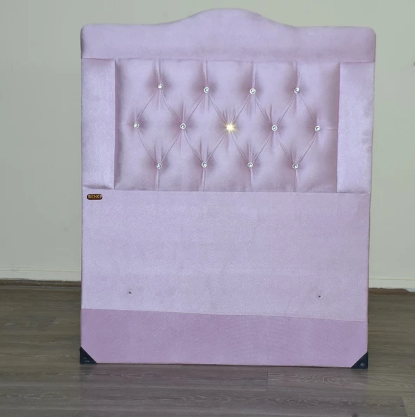 Başlık 14245 Tek Kişilik 90 lık Tay Tüy Pembe Renk Kapitone Başlık - 4
