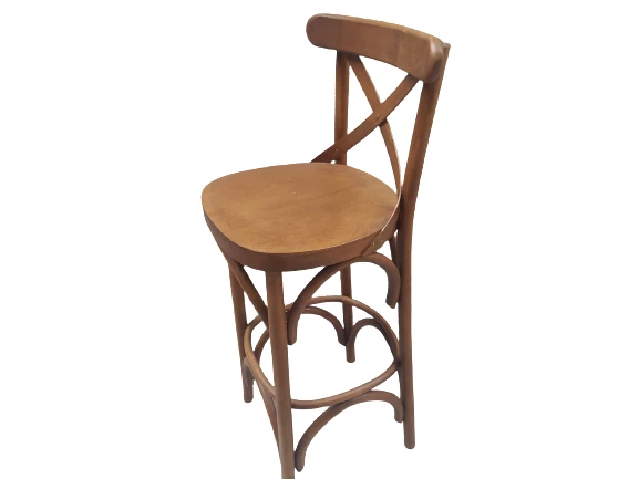 Sandalye 14231 Zus279 ÇAPRAZ BAR Klasik Mobilya Kayın Natüre ceviz  El Yapım - Resim 6