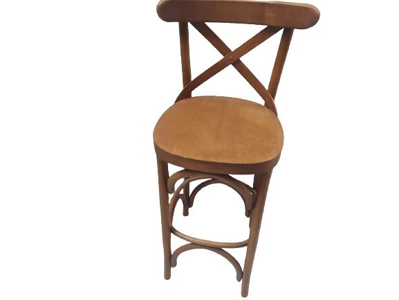 Sandalye 14231 Zus279 ÇAPRAZ BAR Klasik Mobilya Kayın Natüre ceviz  El Yapım - Resim 7