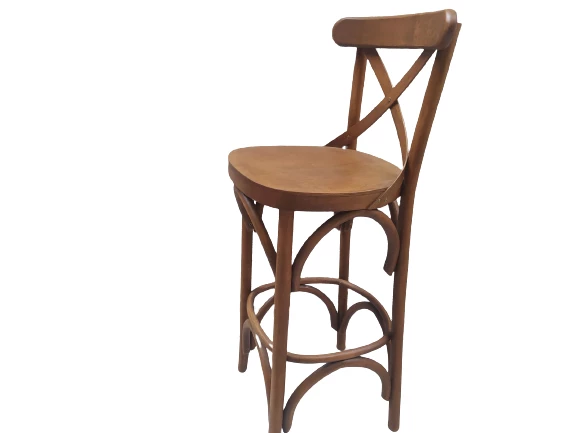 Sandalye 14231 Zus279 ÇAPRAZ BAR Klasik Mobilya Kayın Natüre ceviz  El Yapım - Resim 5