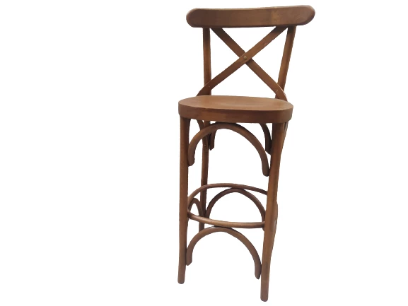 Sandalye 14231 Zus279 ÇAPRAZ BAR Klasik Mobilya Kayın Natüre ceviz  El Yapım - Resim 2