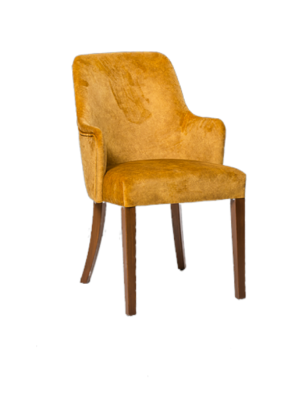 Sandalye 14207 ST Zus549-082 PAPEL Yarım Kolçak Model Kayın Babyface Kumş ElYapım