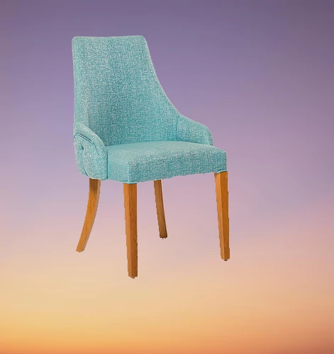 Sandalye 10206 ST Zus084 PAPEL Kayın ayak Babyface kumaş Ortopedik El Yapım - Resim 2