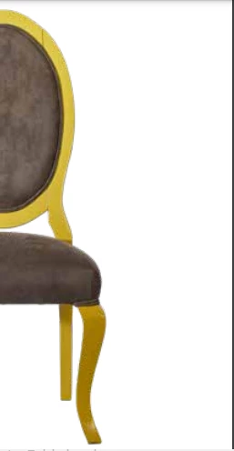 Sandalye 14197 ST Zus007 MADALYON Model Kayın Klasik Ayak Parlak Sarı El Yapım - 4