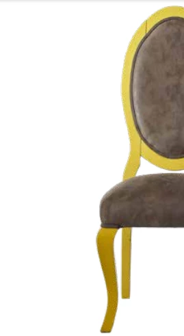 Sandalye 14197 ST Zus007 MADALYON Model Kayın Klasik Ayak Parlak Sarı El Yapım - 5