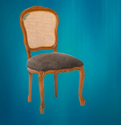 Sandalye ST 14201 Zus505-024 HASIR SIRT Model AVANGART Aslan ayak Anrasit El Yapı - Resim 4